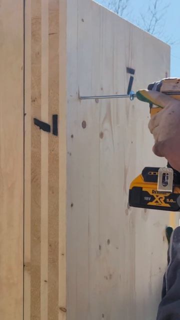 Монтаж дома из #clt #каркасныйдом #kaluga