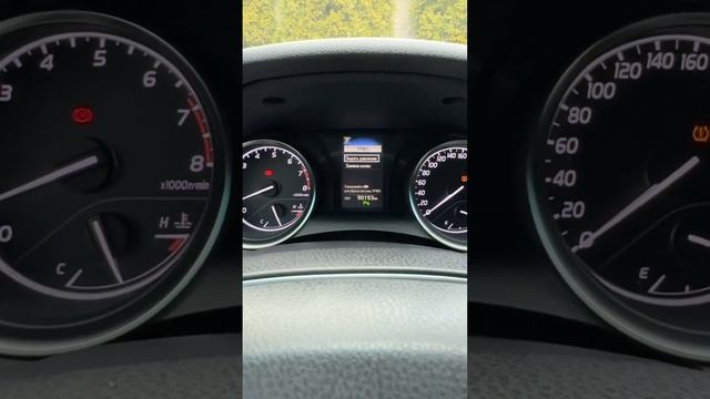 Ошибка давление в шинах Toyota Camry 70 #automobile #edms #mechanic #профт