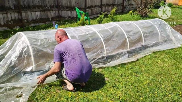 Парник своими руками . Просто и быстро. смотреть онлайн