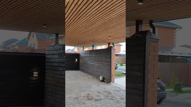 навес в современном стиле! смотреть онлайн