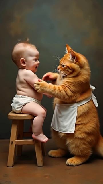 Когда ты не просто кот, а оранжевый кот — уровень харизмы зашкаливает! 😼 смотреть онлайн