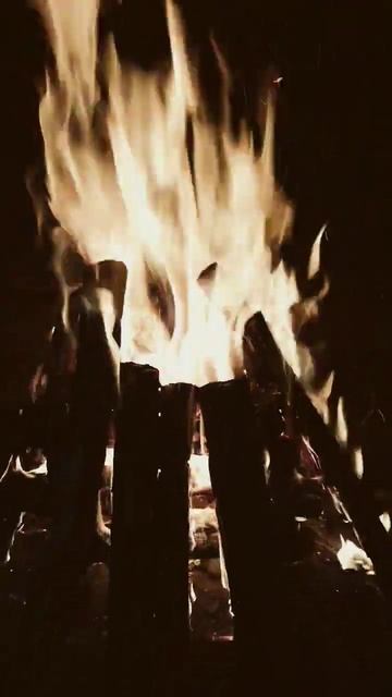 Люблю смотреть как горит огонь и трещат дрова...