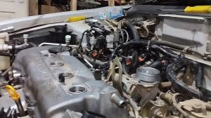 nissan almera 1.4 бензин 1998 год не заводится чёрные свечи