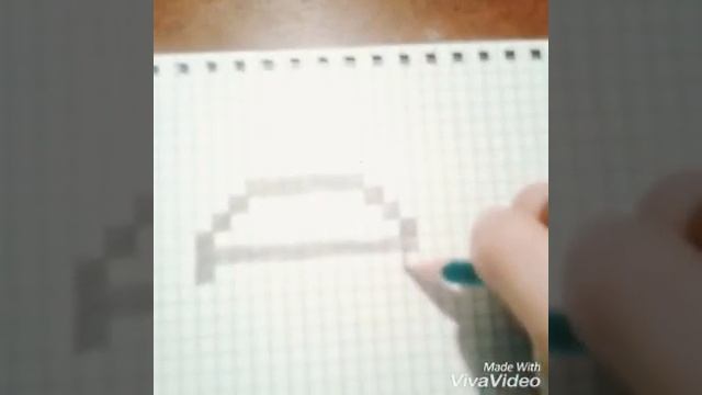 Рисую кристалл по клеточкам! смотреть онлайн