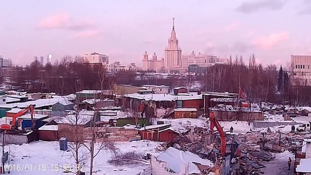 Снос гаражей на проспекте Вернадского смотреть онлайн