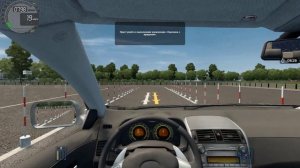 City Car Driving - экзамен на автодроме с прицепом (категория BE)