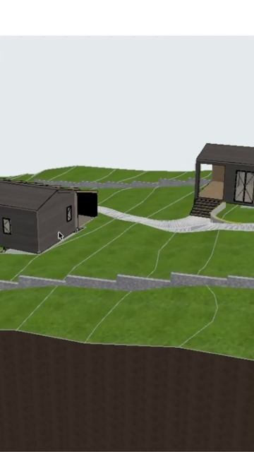 Планирую участок в горах #ландшафтныйдизайн #генплан # смотреть онлайн