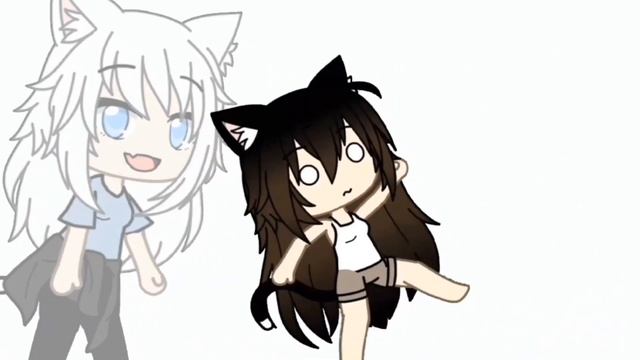 гача клип BRAVO-чёрный кот