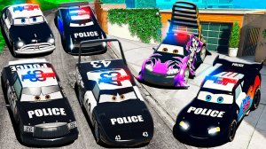 УГНАЛ ВСЕ ПОЛИЦЕЙСКИЕ ТАЧКИ МОЛНИЯ МАКВИН В ГТА 5!