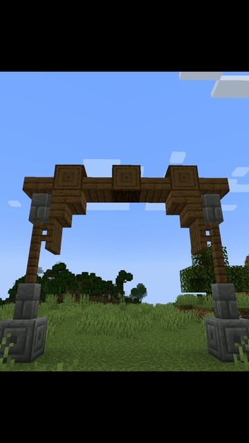 Как построить качели в майнкрафте #майнкрафт #построй? смотреть онлайн