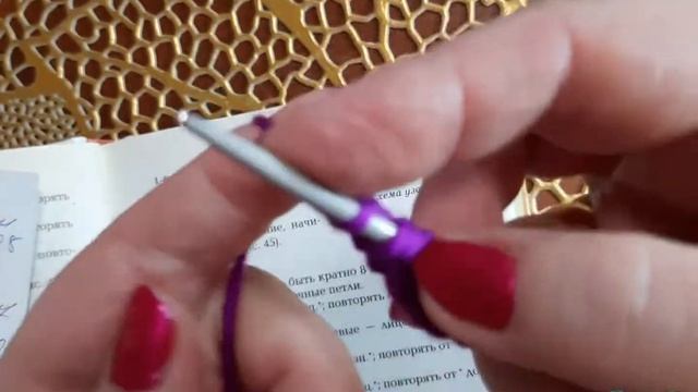 Очень пышная резинка 2 на 2 лицевыми и изнаночными петлями