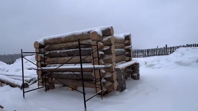 Бревенчатая баня внутри конструкции post&beam смотреть онлайн