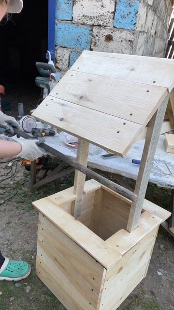 Декор для сада…Колодец своими руками 🪚#рукоделие#тв? смотреть онлайн