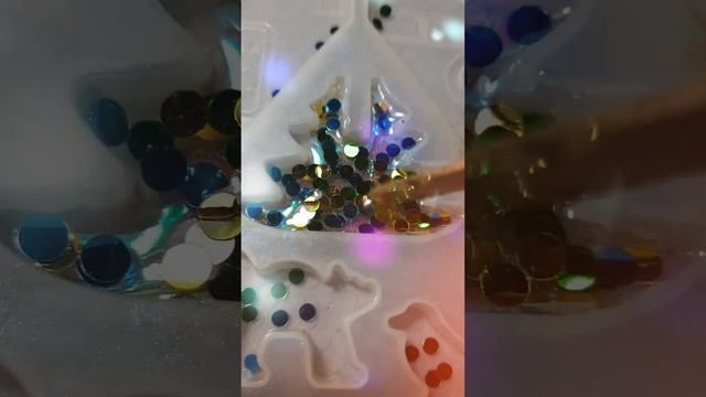 Новогодняя сказка из эпоксидной смолы. #diy #своимирука? смотреть онлайн