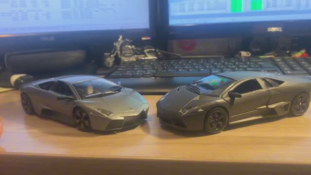 Обзор моделей Lamborghini Reventon в масштабе 1/24 от Rastar и Bburago смотреть онлайн