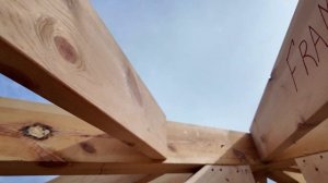 Собираем опорные столбы на террасу и заканчиваем с ка?