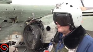 STAR.Лётчик ВКС России успешно посадил подбитый СУ-25.