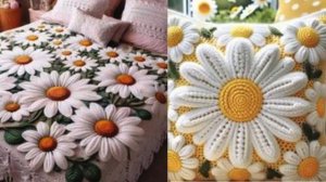 Мягкий декор  крючком для твоего дома.Как связать подушку крючком