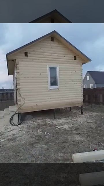 СК БрусЦентр - баня из сухого бруса 4х6 смотреть онлайн