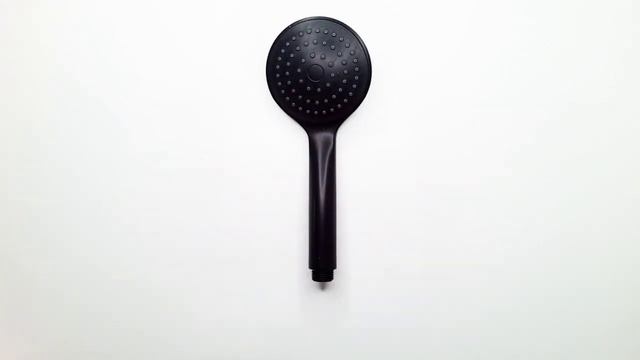 Лейка для душа, RAIN, 1 режим, 100 мм, черная