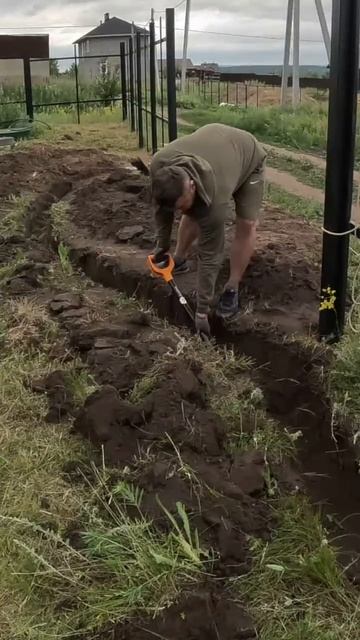 Траншея под фундамент своими руками смотреть онлайн
