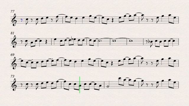 Wake Me Up Before You Go Go - Wham  Play Along For Alto Saxophone