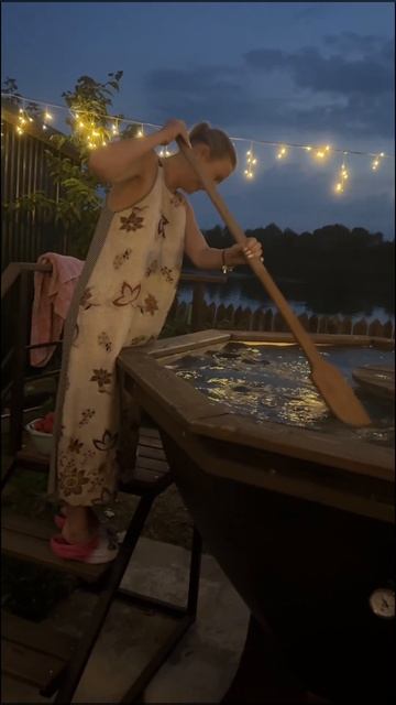 Банный чан в гостевом доме Маруся. Семейный отдых на б? смотреть онлайн