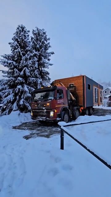 Транспортировка и установка модульного дома и бани от смотреть онлайн