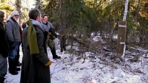 Метание топора - Аляска семья из леса