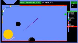 Гонка цветных шариков - космическая трасса