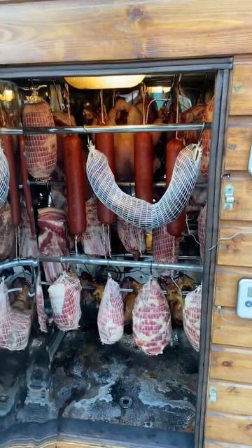 Процесс сушки для горячего копчения