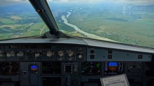 Снижение 🛬 и заход на посадку в аэропорту Горно-Алтай