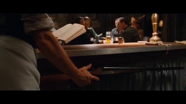 «Встреча в подвале», кадр из к/ф «Бесславные ублюдки», смотреть онлайн