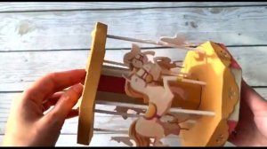 Карусель из бумаги и картона своими руками. Объемная п