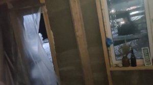 баня из пеноплекса 6 *8 зима