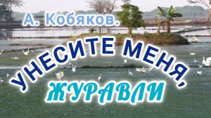 А. КОБЯКОВ. ,,УНЕСИТЕ МЕНЯ, ЖУРАВЛИ! "