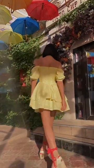 Хлопковое платье бюстье с пышной юбкой Modnica Shop