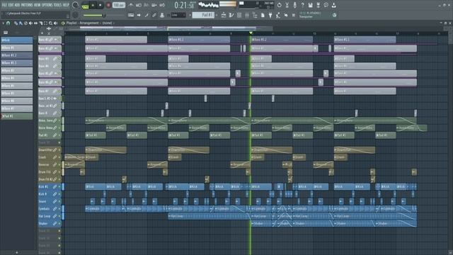 Cyberpunk Electro в FL Studio 24 (+FREE FLP/Бесплатный FLP) #freeflp #flstudio смотреть онлайн