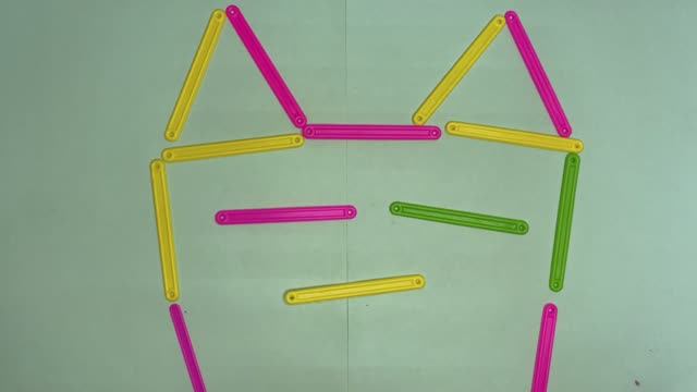 Анимация со счетными палочками «Старшая группа» смотреть онлайн