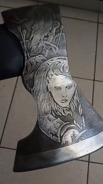 Викинги,топор ручной работы,травление смотреть онлайн