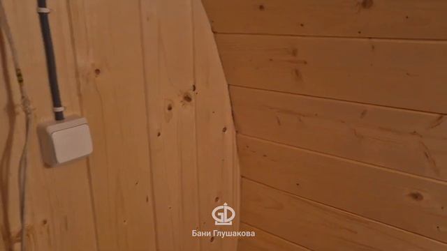 Классная бюджетная баня бочка 2,1 на 5 метров