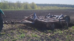Ртм-160 и БДМП 4×4    Дискование под посев