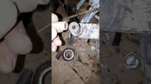 Ремонт маятника мопеда альфа подручными средствами.ч?