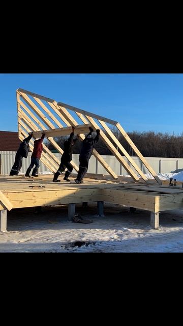 Строим каркасные дома в Уфе #каркасник #стройка #карка? смотреть онлайн