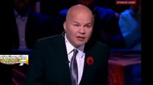 Жириновский наорал на Украинца в эфире.