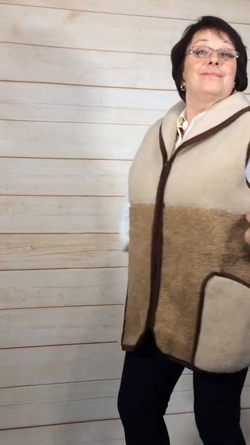 Жилет из шерсти мериноса 