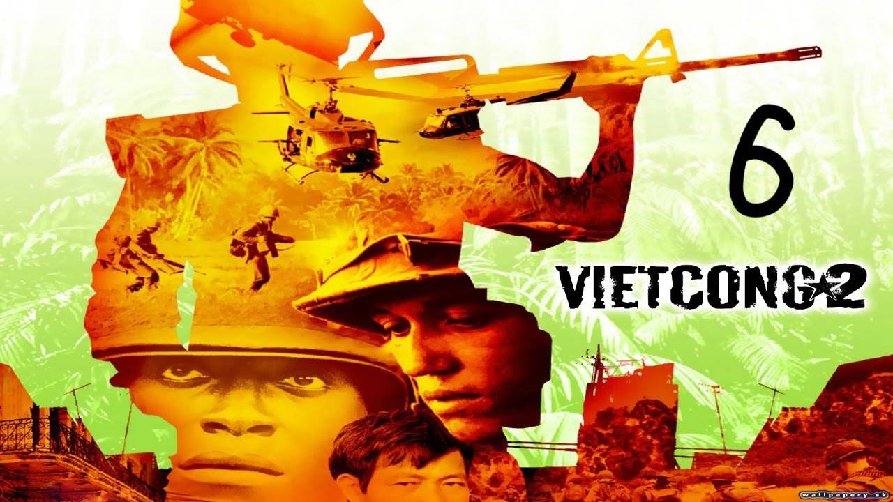 Прохождение Vietcong 2 #6 (Компания США: Улица у моста)
