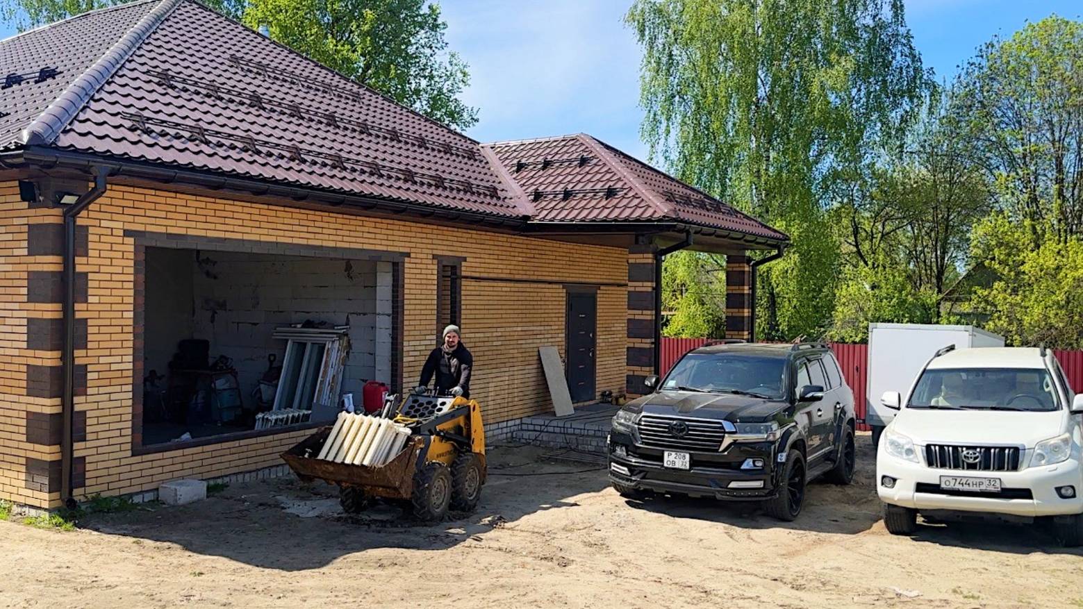 Проводим отопление в доме. Вывозим все лишнее. Ремонт продолжается. Перестройка старого дома. смотреть онлайн