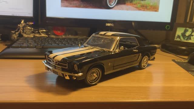 Обзор модели Ford Mustang 1/2 1964 в масштабе 1/18 от Motormax смотреть онлайн