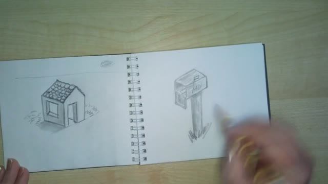 Рисую по книге. Двенадцатый день. Объекты на базе кубов смотреть онлайн